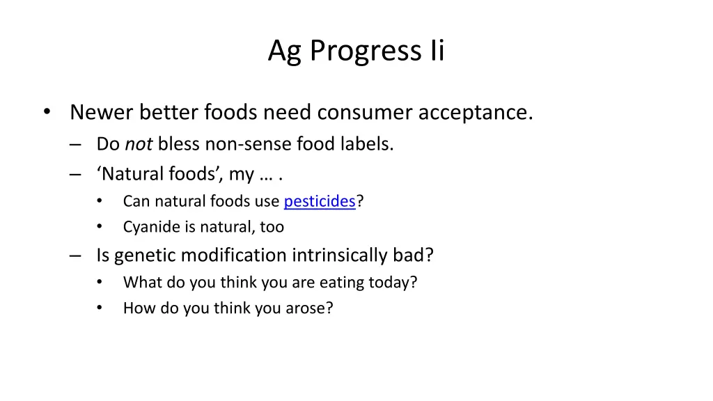 ag progress ii 1