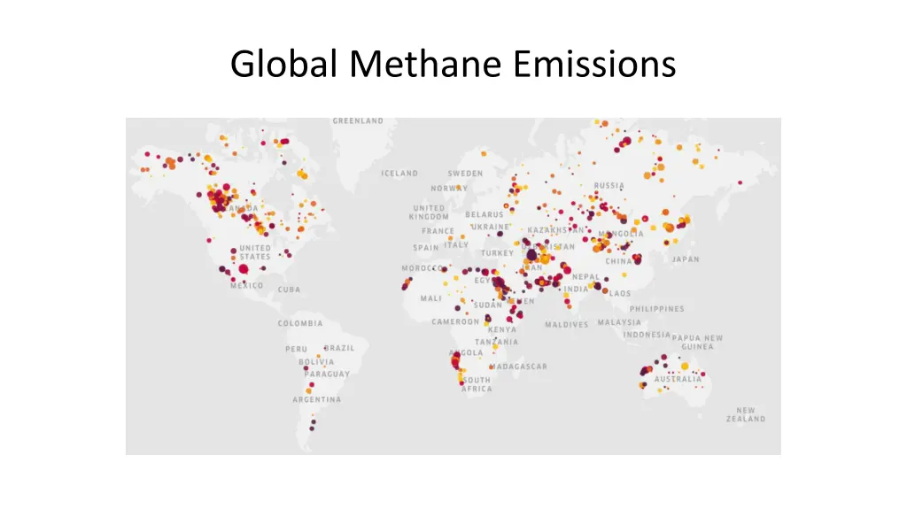 global methane emissions