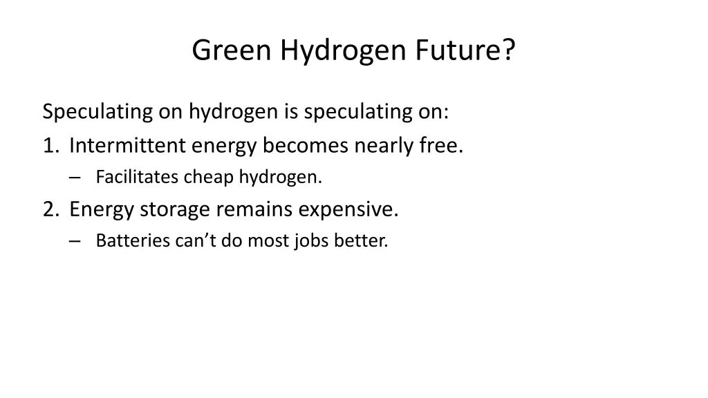 green hydrogen future 1