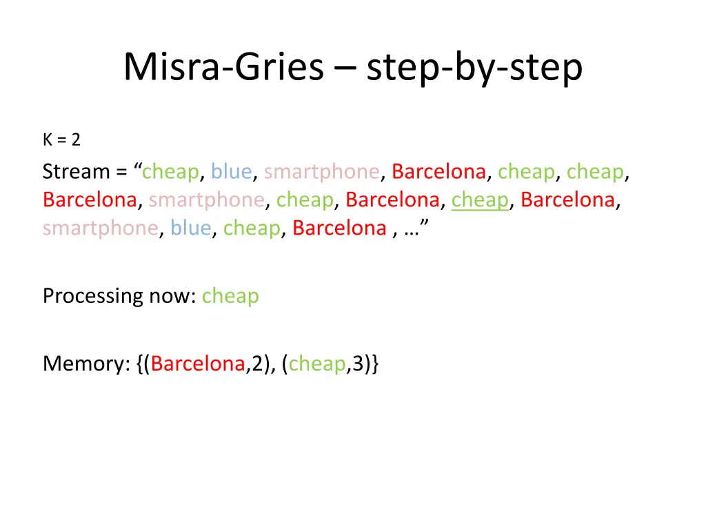 misra gries step by step 10