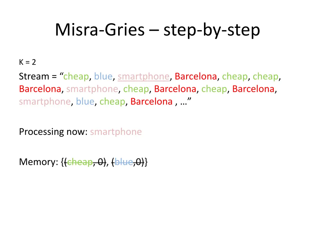 misra gries step by step 2