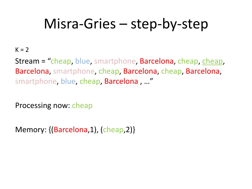 misra gries step by step 5