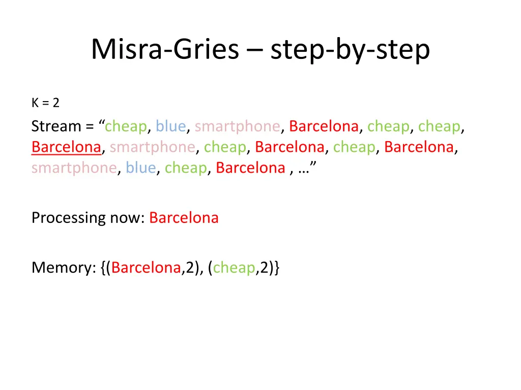 misra gries step by step 6