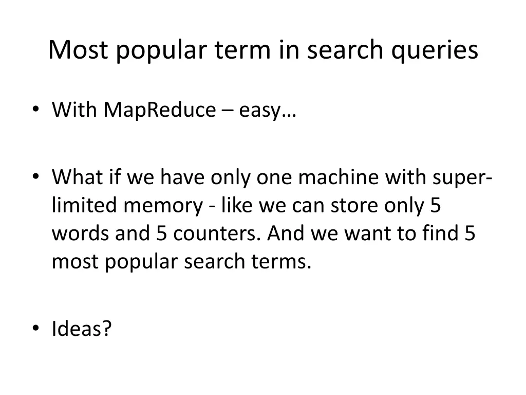 most popular term in search queries