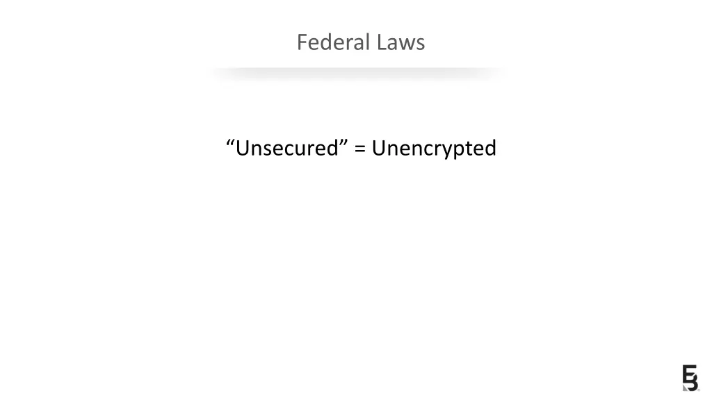 federal laws 5