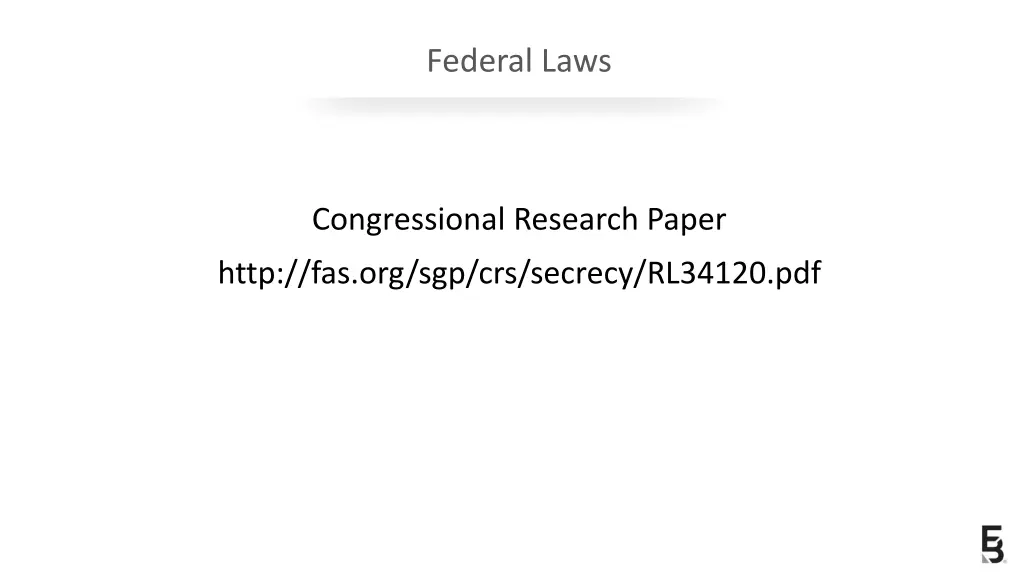 federal laws