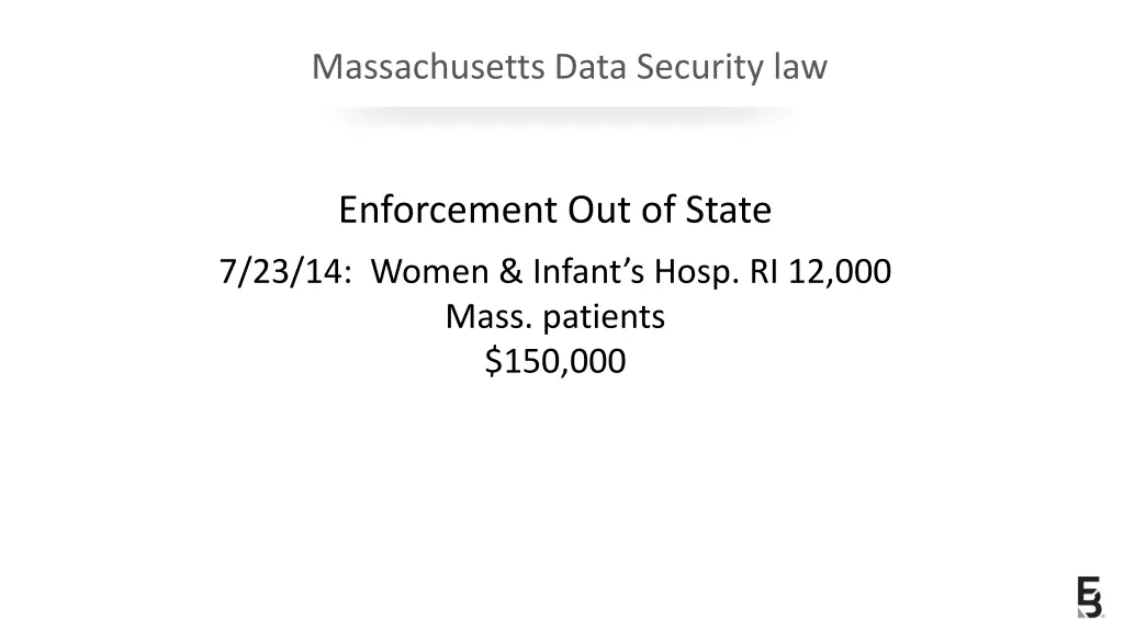 massachusetts data security law 1