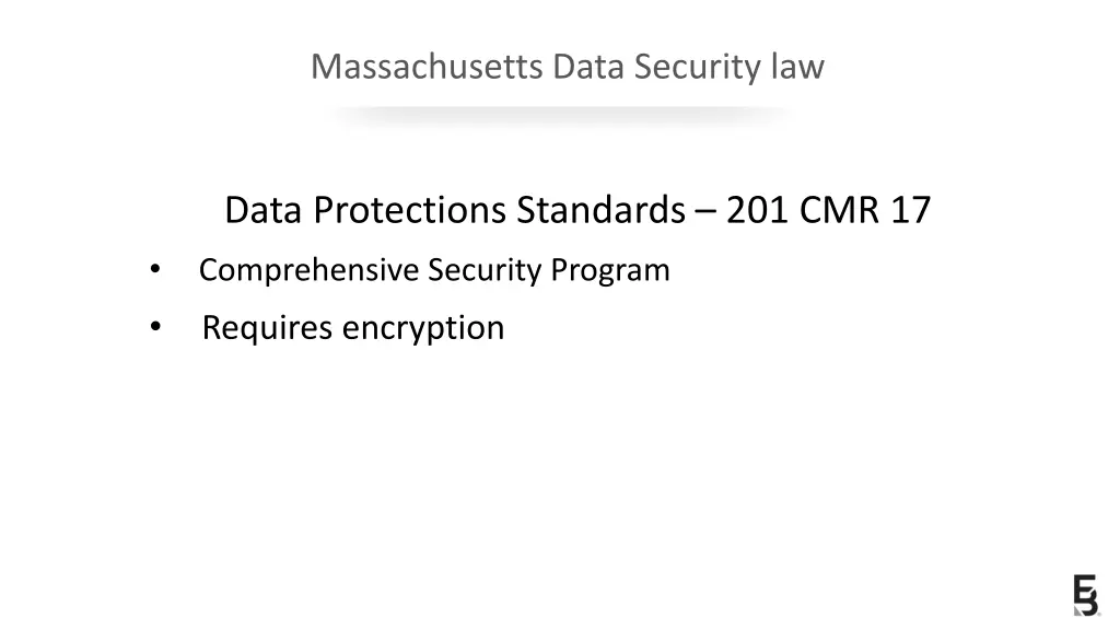 massachusetts data security law 2