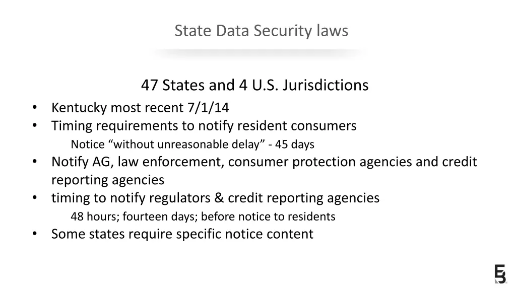 state data security laws