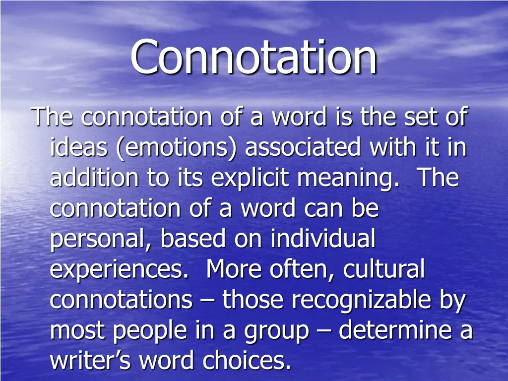 connotation