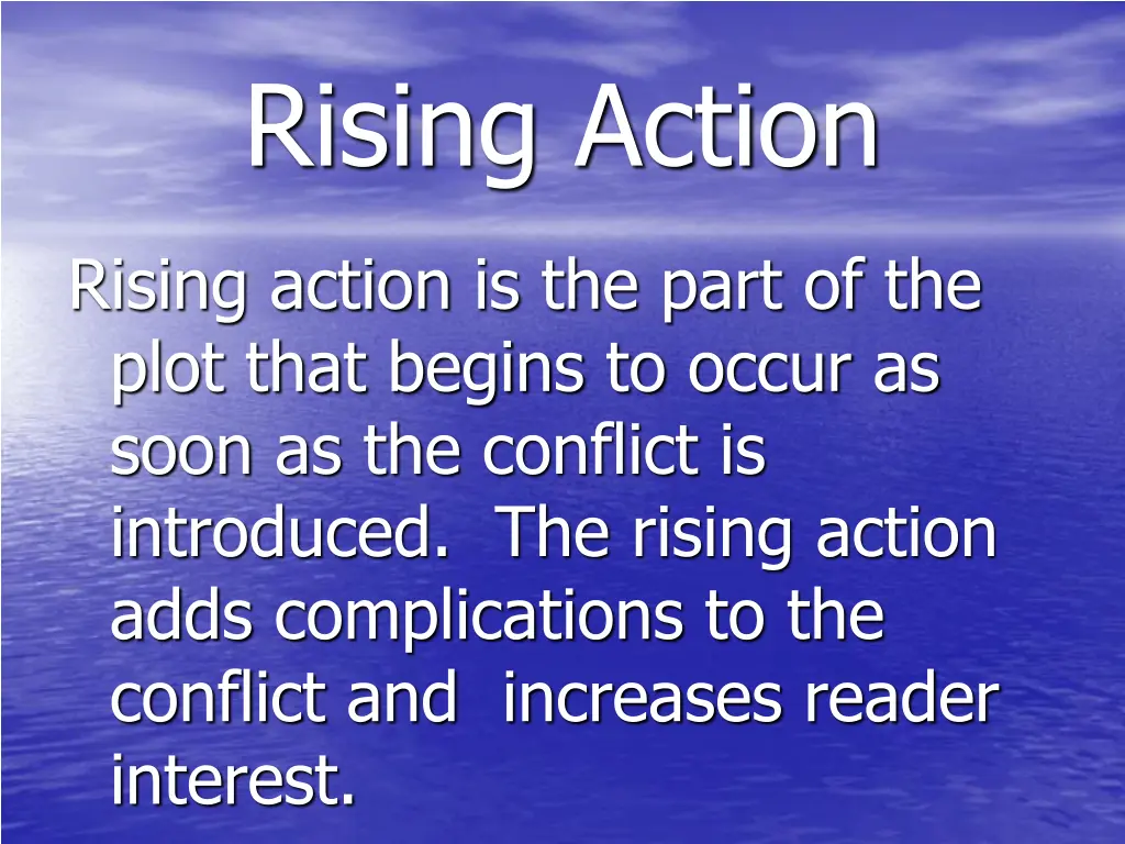 rising action