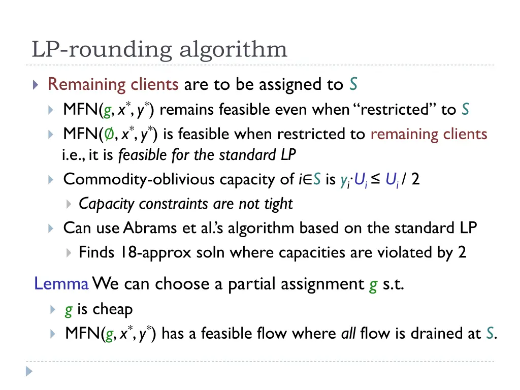 lp rounding algorithm 2