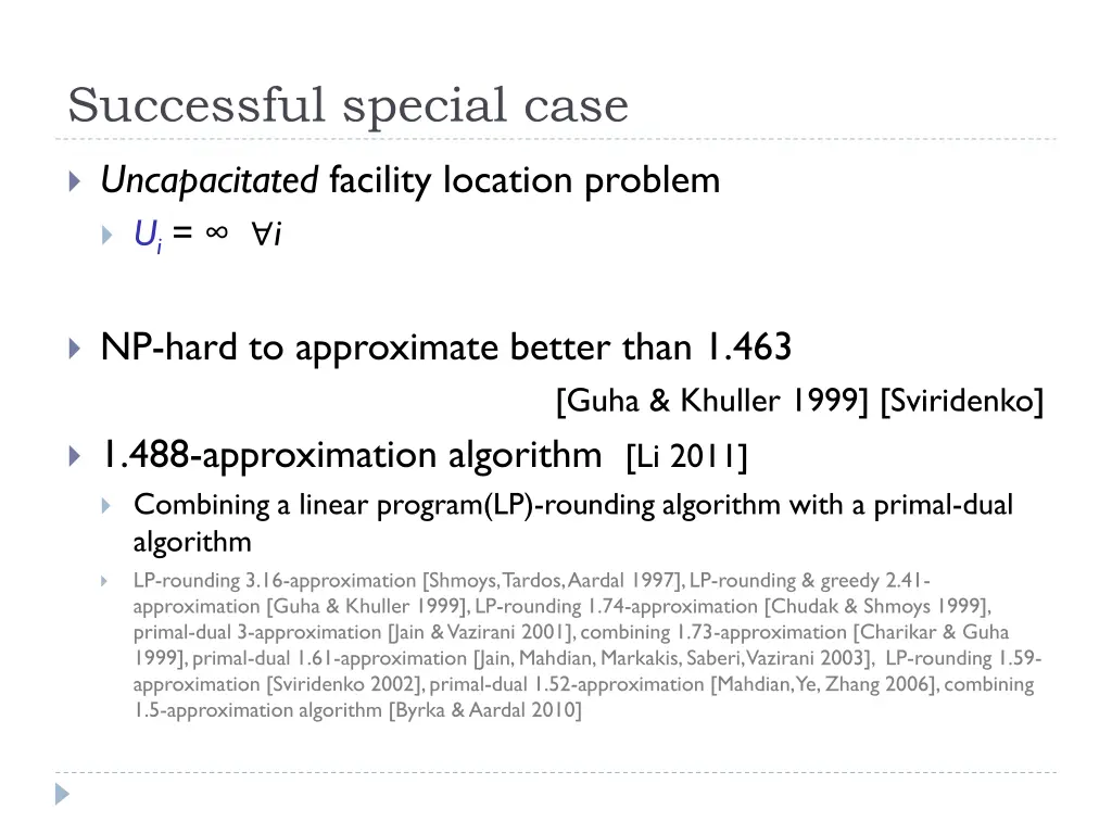 successful special case 1