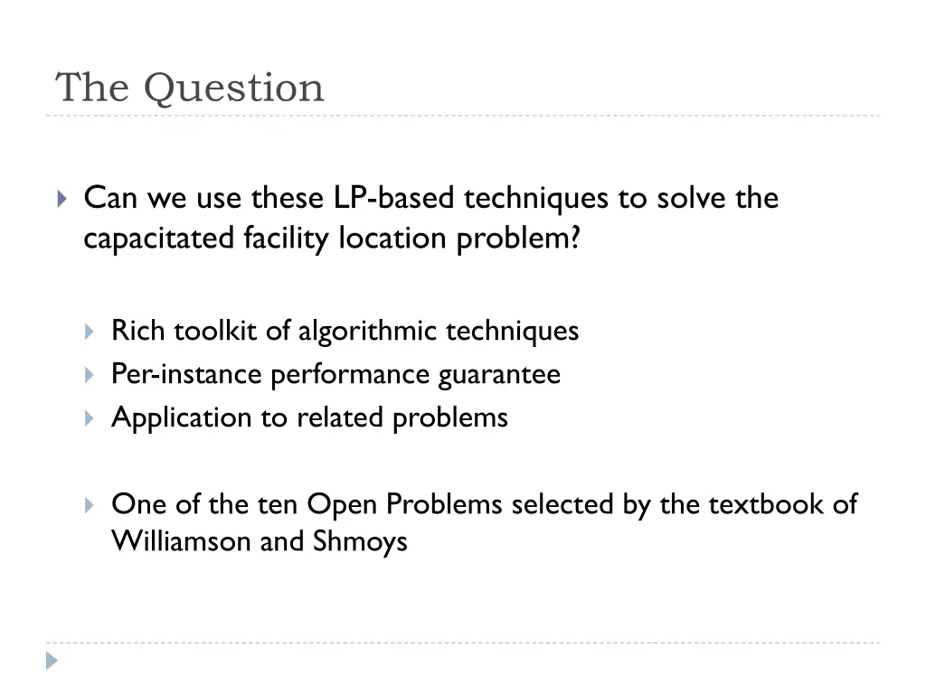 the question 3