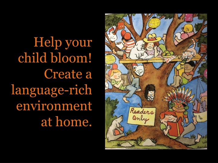 help your child bloom create a language rich