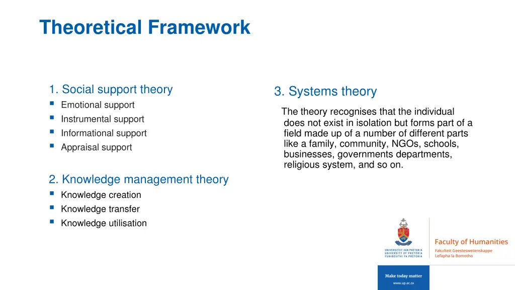 theoretical framework