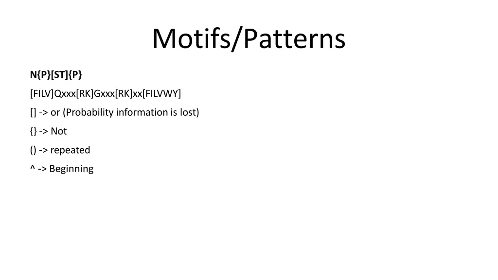 motifs patterns