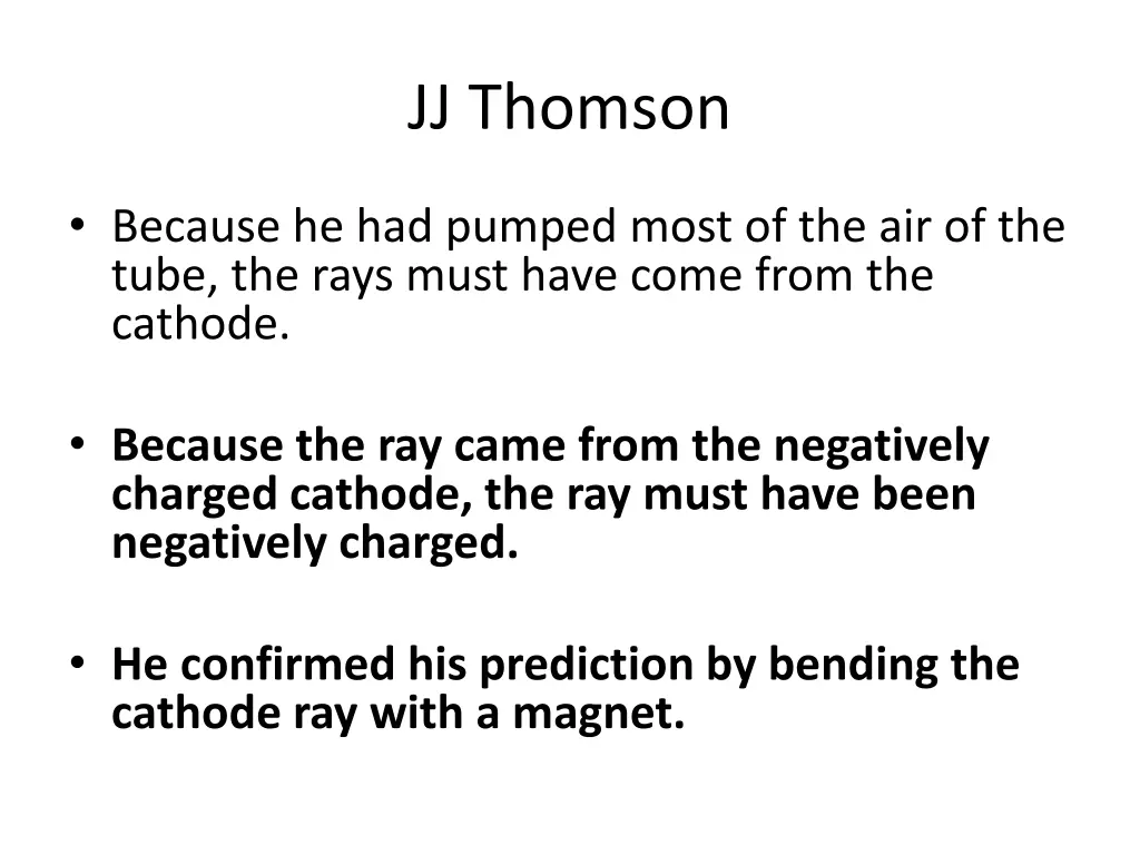 jj thomson 1