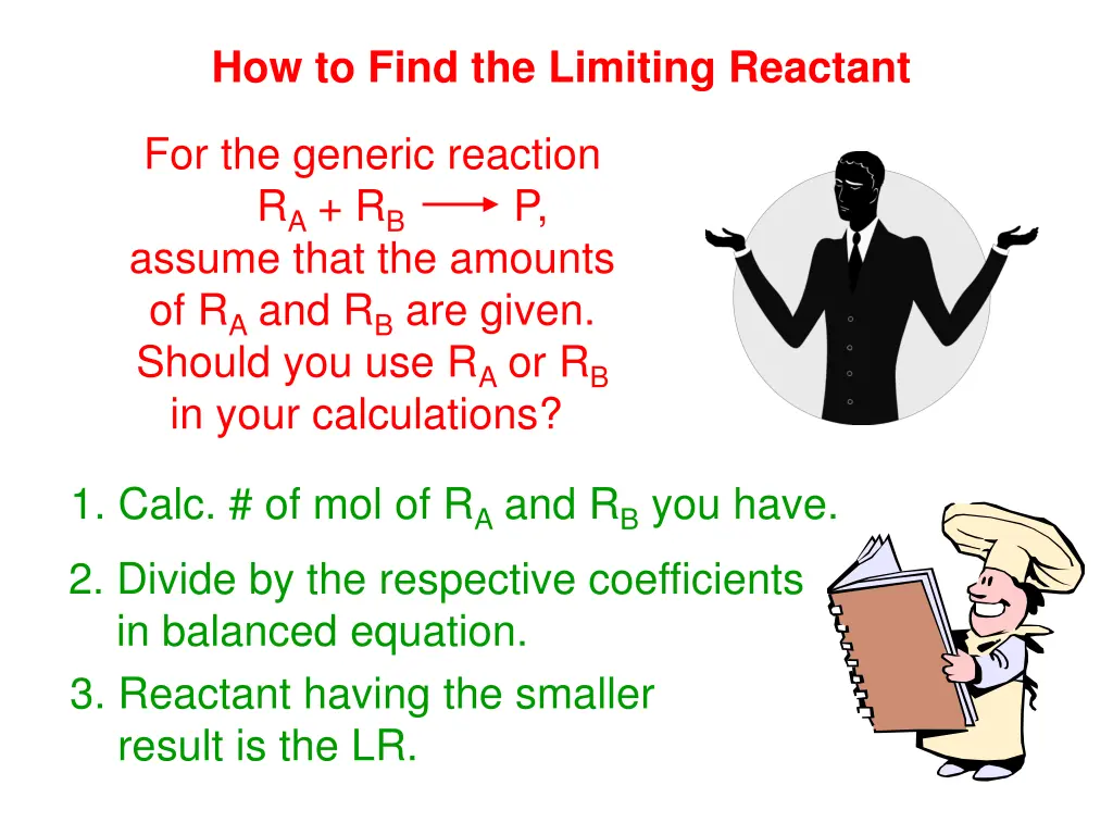 how to find the limiting reactant