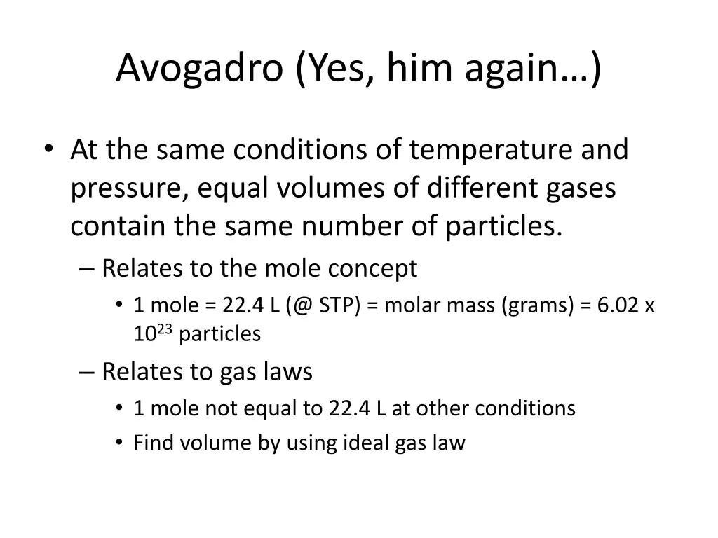 avogadro yes him again