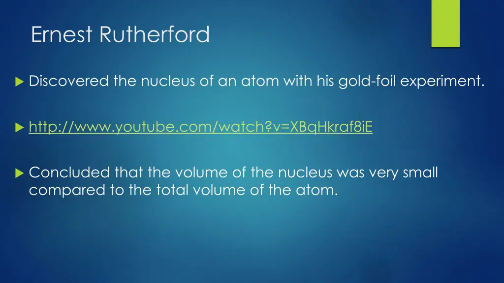 ernest rutherford