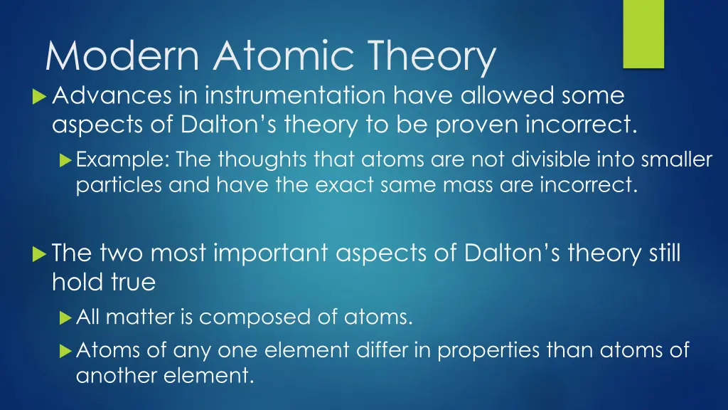 modern atomic theory advances in instrumentation