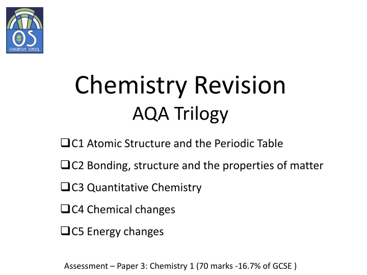 chemistry revision aqa trilogy