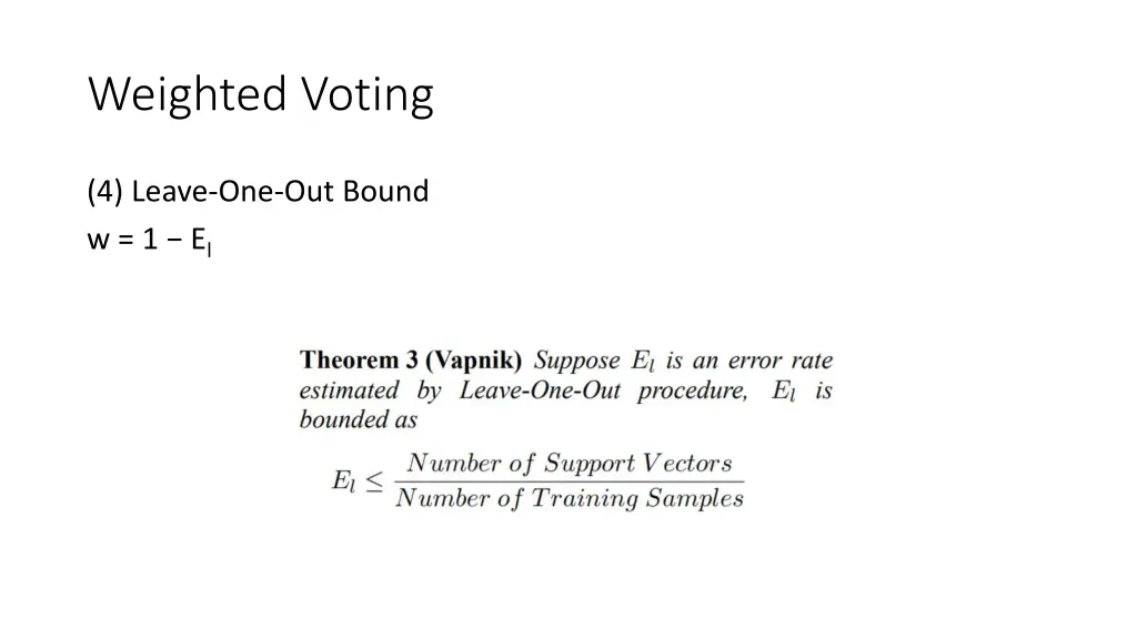 weighted voting 2