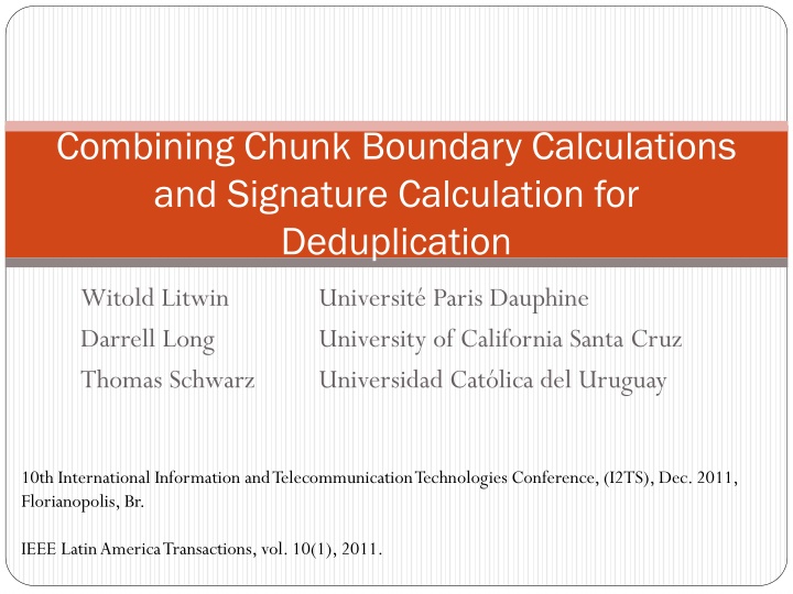 combining chunk boundary calculations