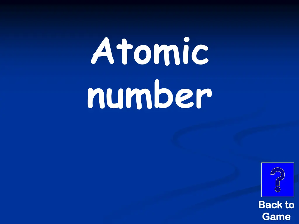 atomic number