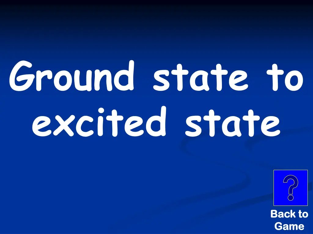 ground state to excited state