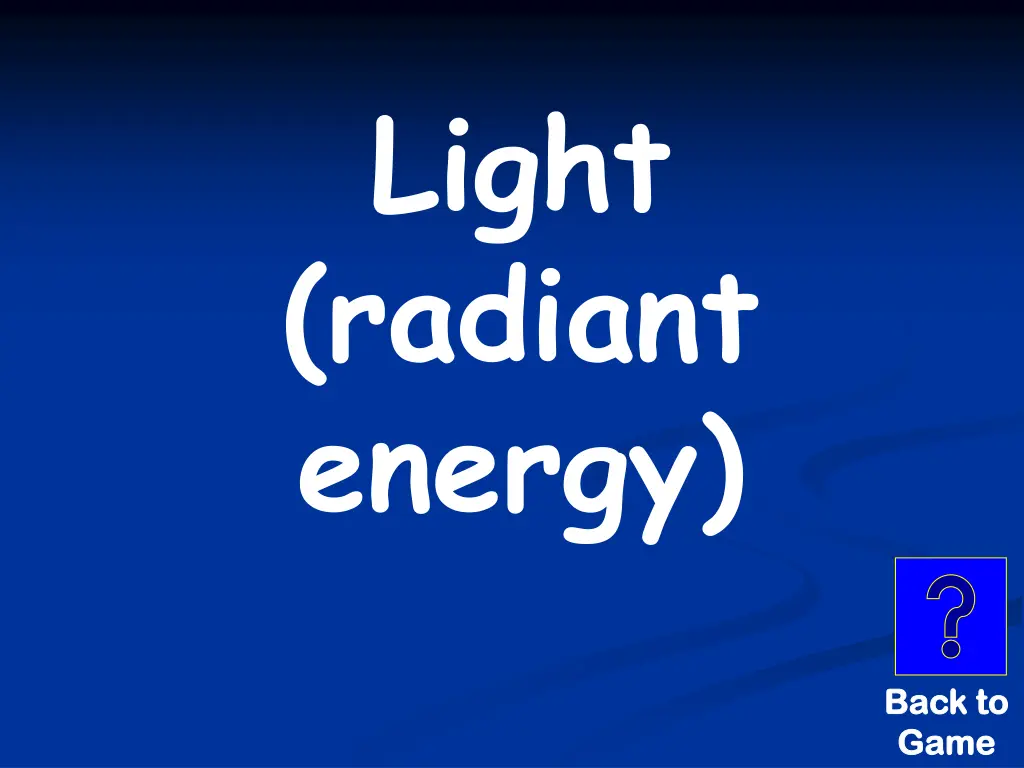 light radiant energy