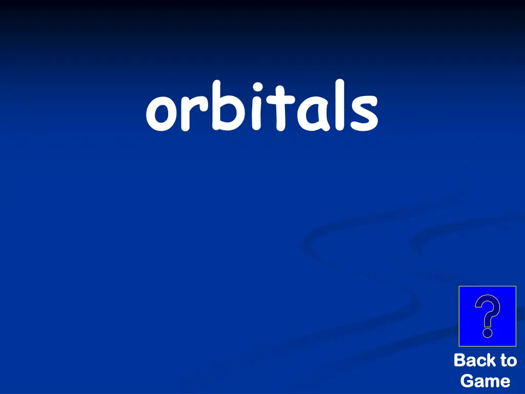 orbitals