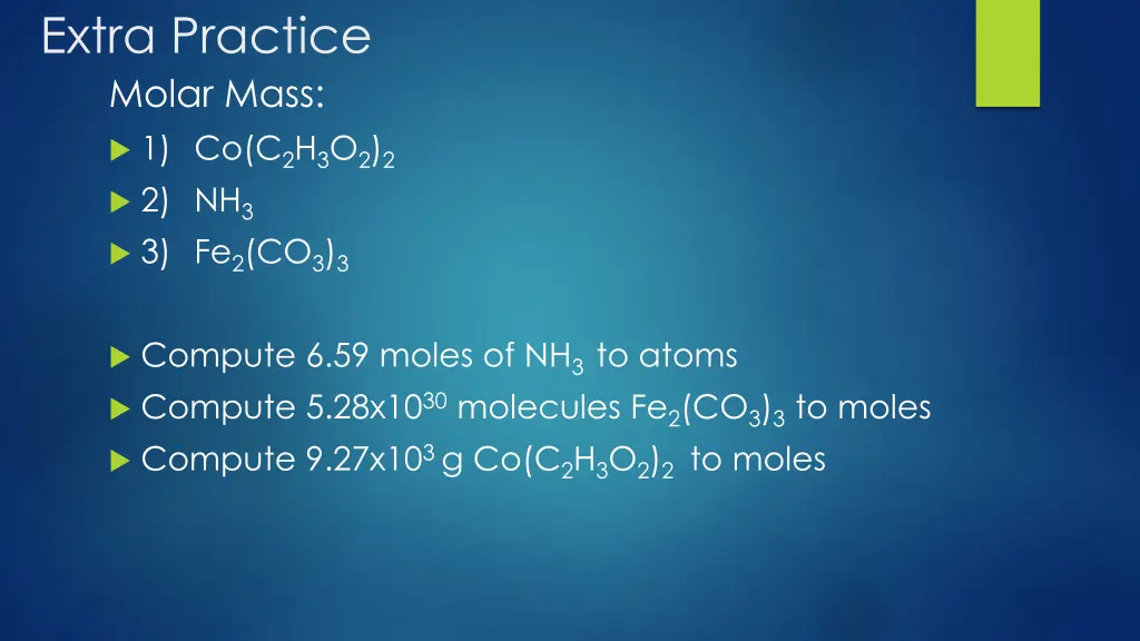 extra practice molar mass