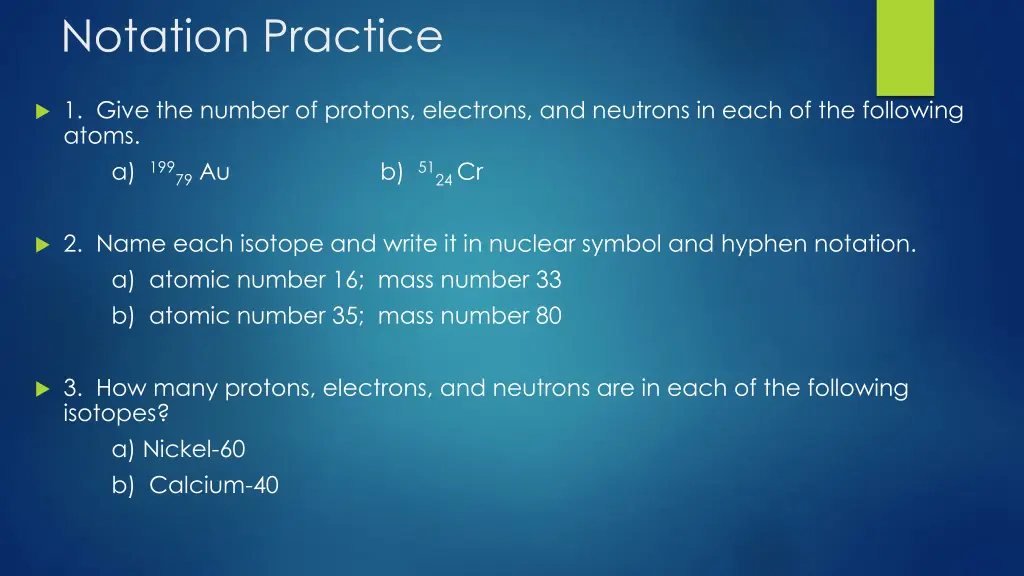 notation practice