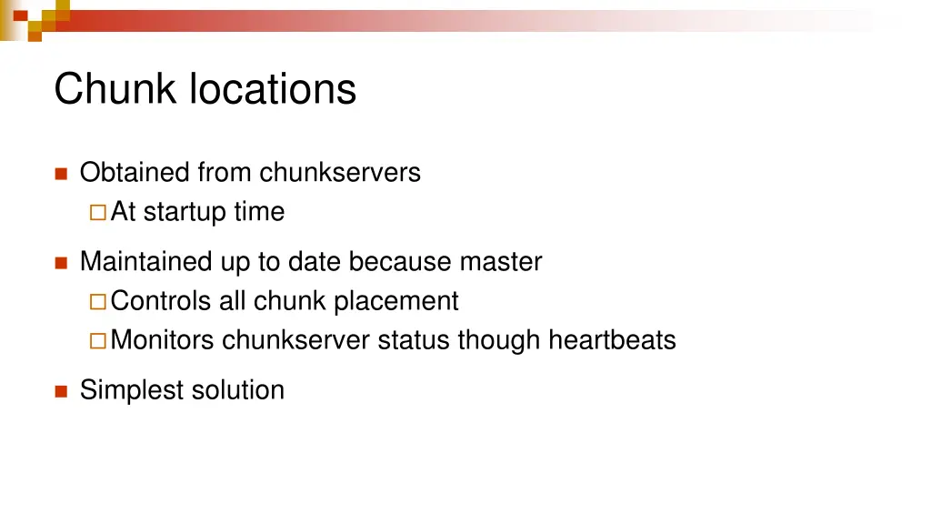 chunk locations