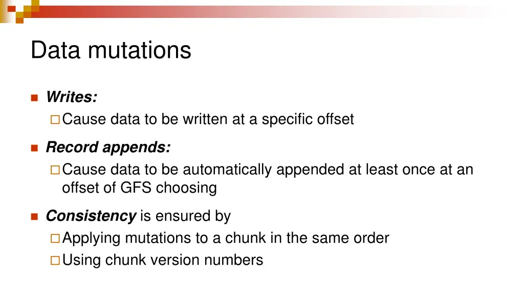 data mutations