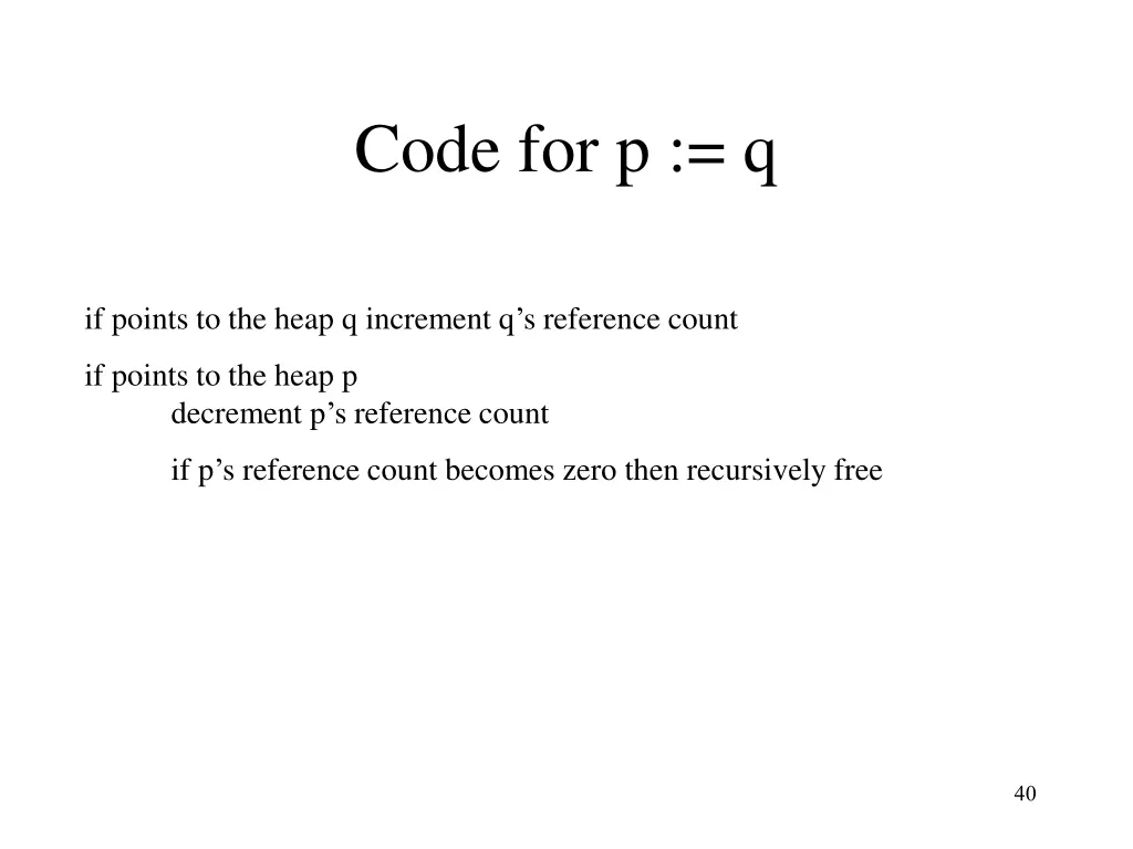 code for p q