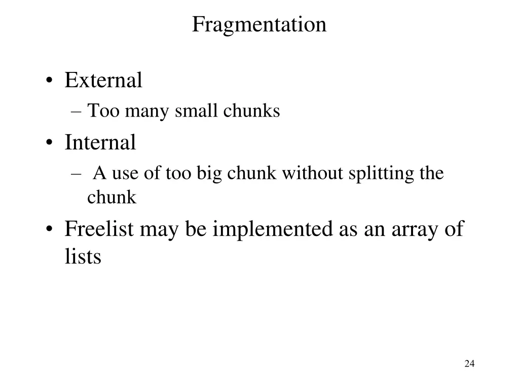 fragmentation