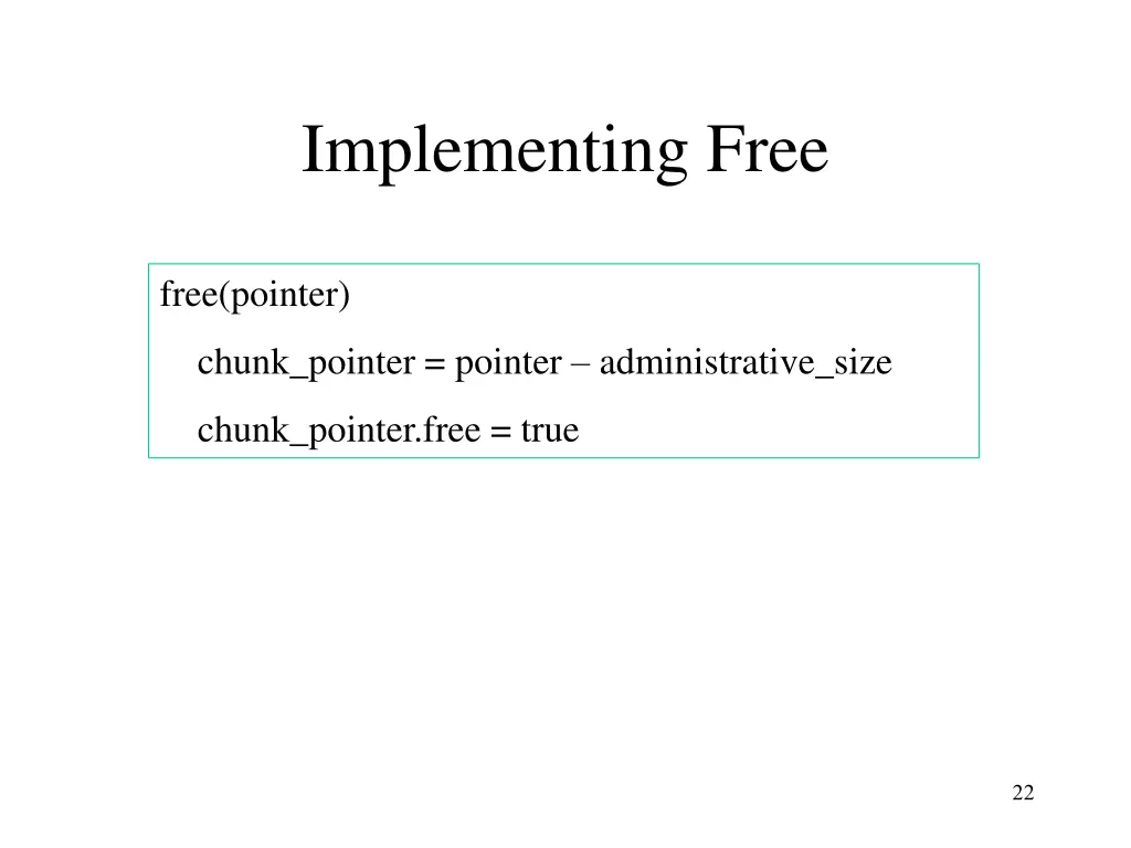 implementing free