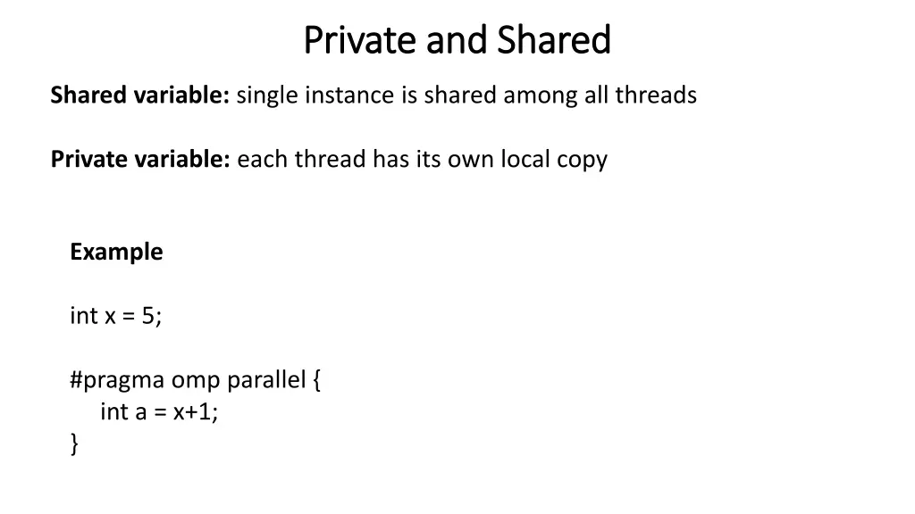 private and shared private and shared