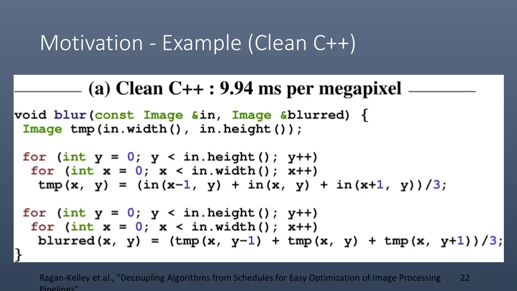 motivation example clean c