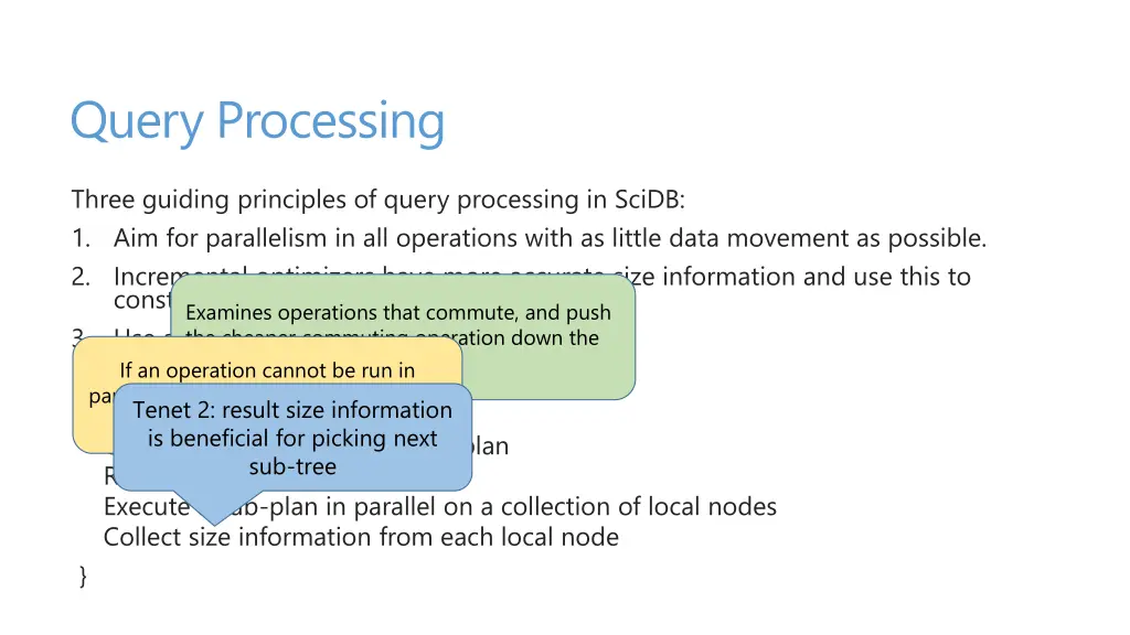 query processing