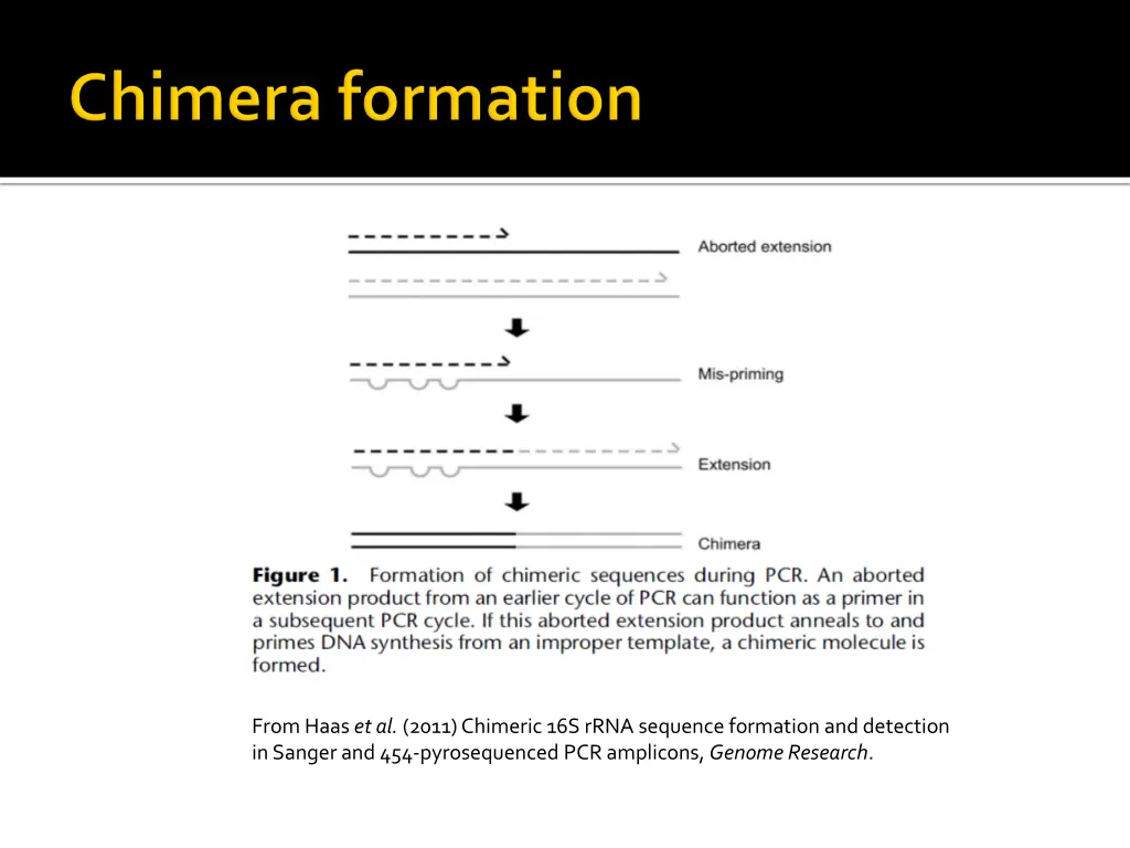 from haas et al 2011 chimeric 16s rrna sequence