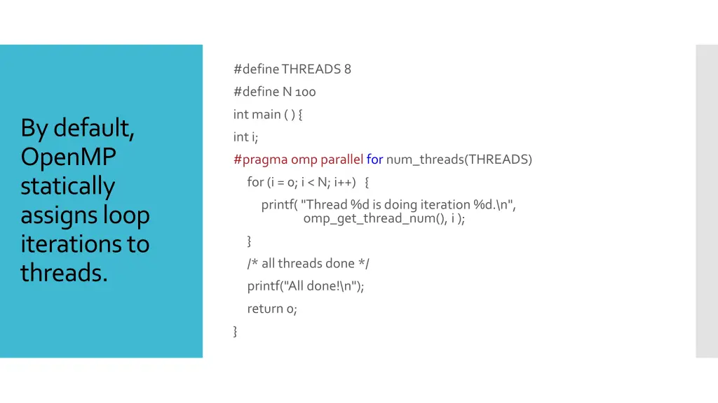 define threads 8