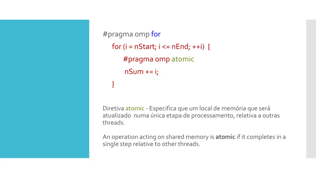 pragmaompfor