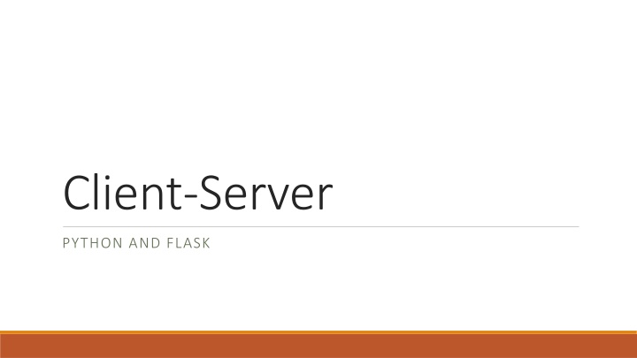 client server