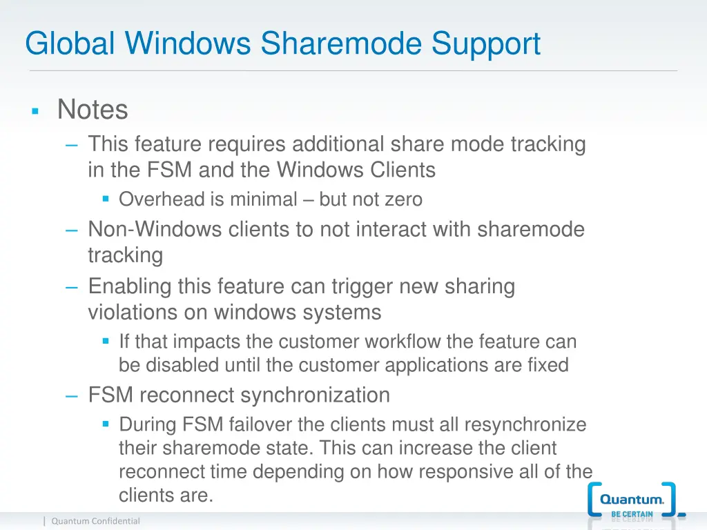 global windows sharemode support