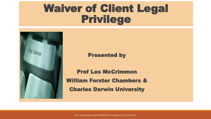 waiver of client legal waiver of client legal