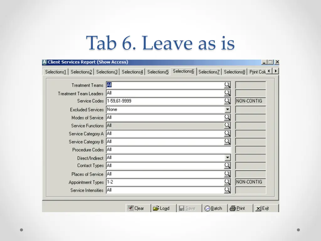 tab 6 leave as is